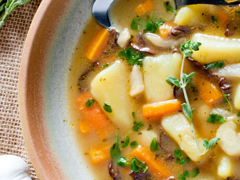 Wohlfühl-Rezept: Pilz-Kartoffel-Eintopf nach Omas Art
