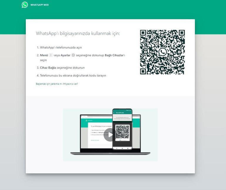 WHATSAPP WEB GIRI EKRAN visual data 3