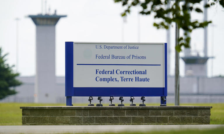 Both men are being held at the federal prison in Terre Haute, Indiana. Photograph: Michael Conroy/AP