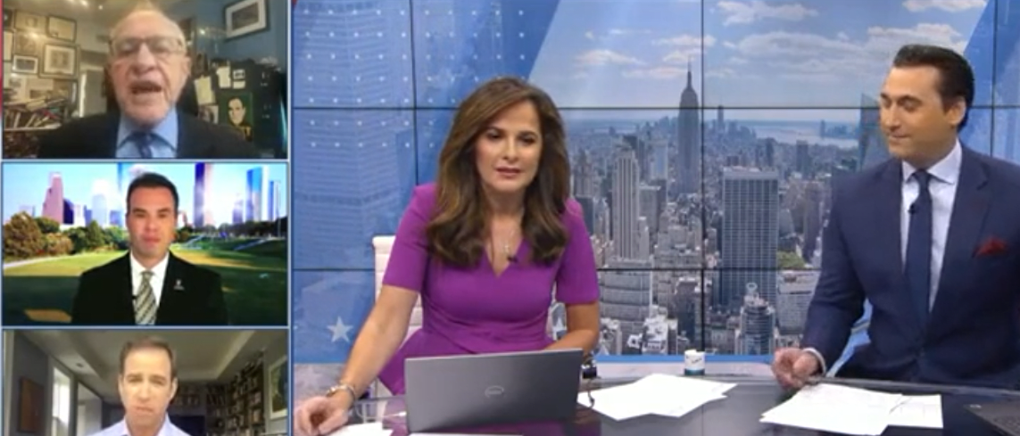 Alan Dershowitz Challenges Ex-Dem Mayor To Name 'Crime' Trump Committed — But His Opponent Is Not Up For Task