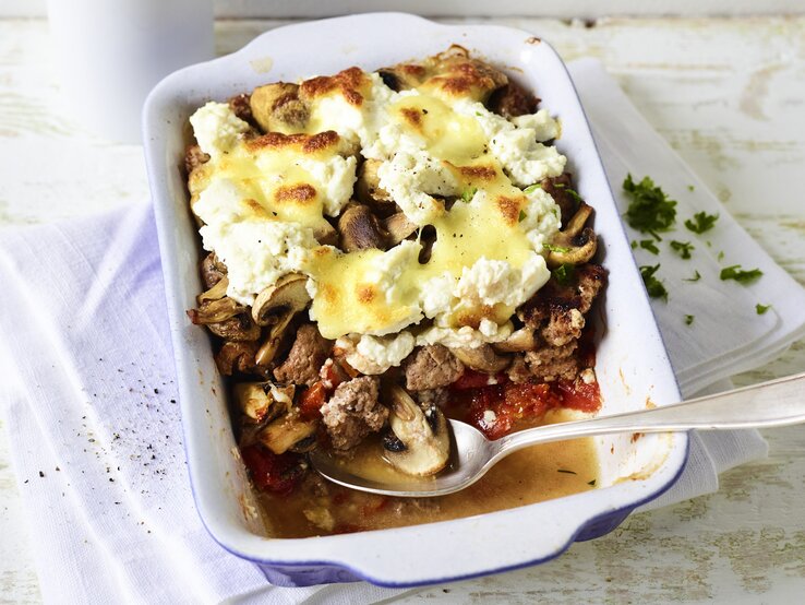 Low Carb Hackfleisch-Auflauf mit Ricotta: Schlemmergenuss!