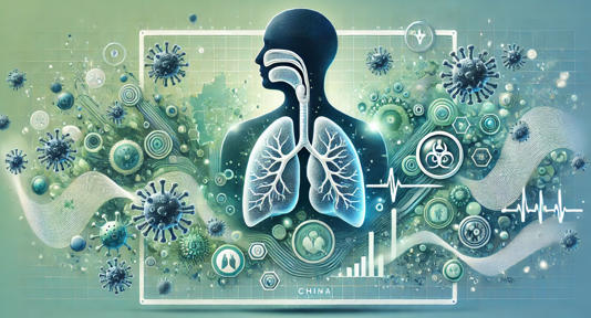 Profissional de saúde atendendo paciente com sintomas respiratórios