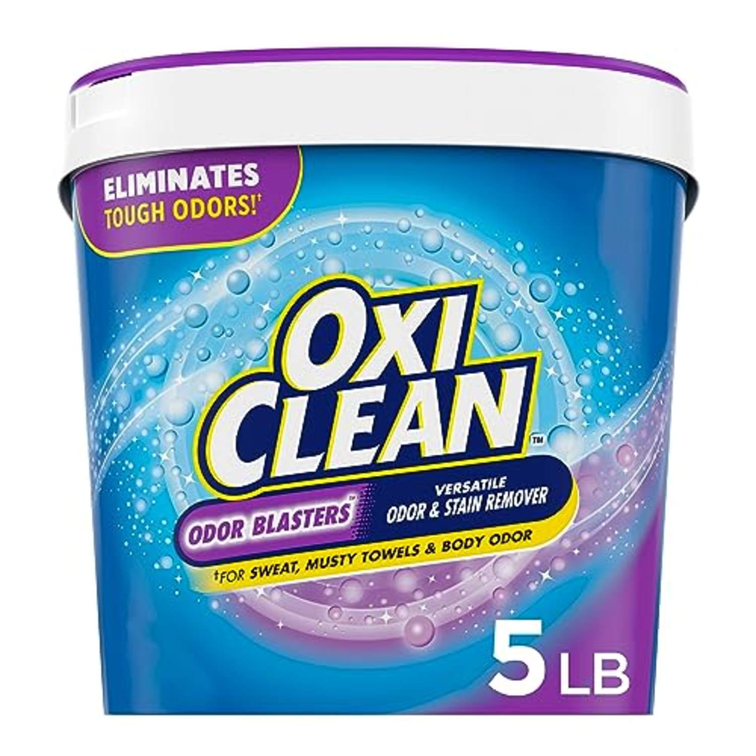 OxiClean Odor Blasters Versatile Odor and Stain Remover Powder, 5 lb (AMAZON)