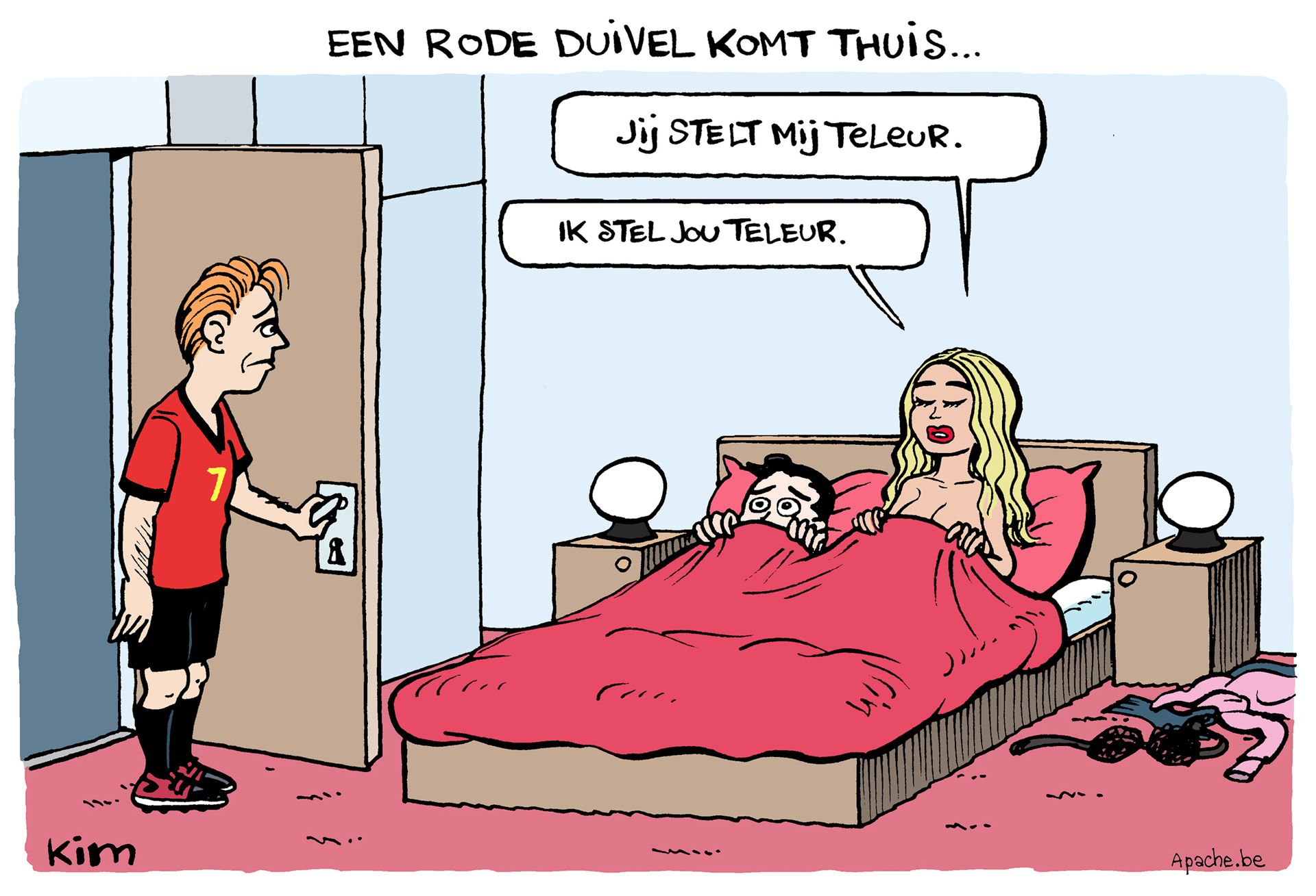 Rode Duivel stelt teleur