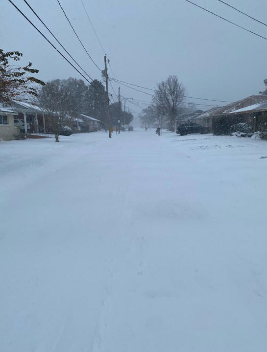 What areas got the most snow during winter storm 2025?