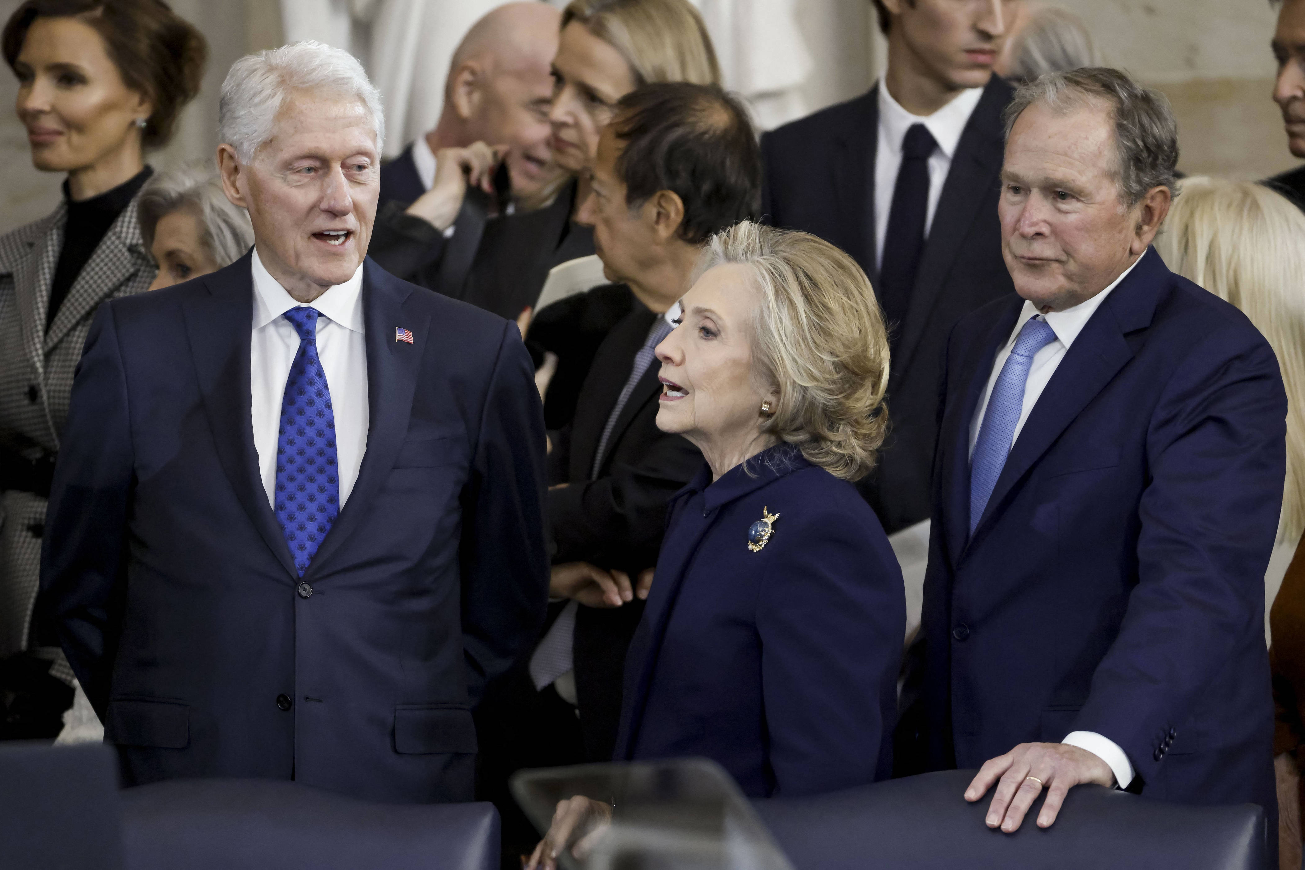 Jenna Bush Hager says dad W. Bush’s viral inauguration faces are