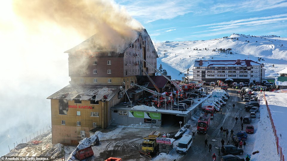 Death toll in ski resort hotel fire climbs to 66