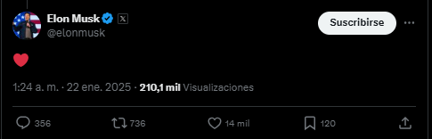 Tras la polémica, Elon Musk reaccionó y le contestó a Milei de la manera menos esperada