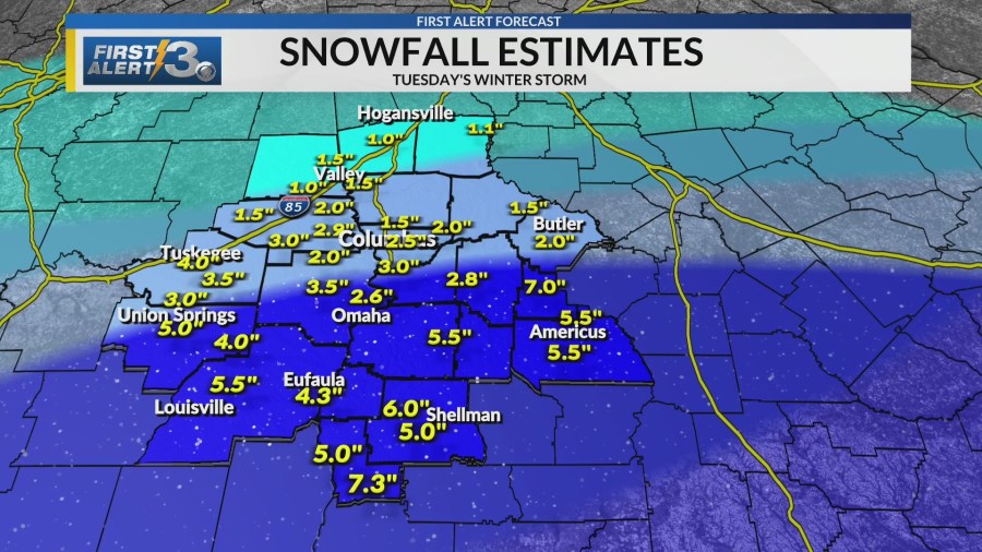 Snowstorm 2025 snow melts and then refreezes, watch for black ice in