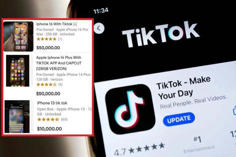 iPhones With Tiktok Sell For Up To £20K On eBay As App Remains Absent