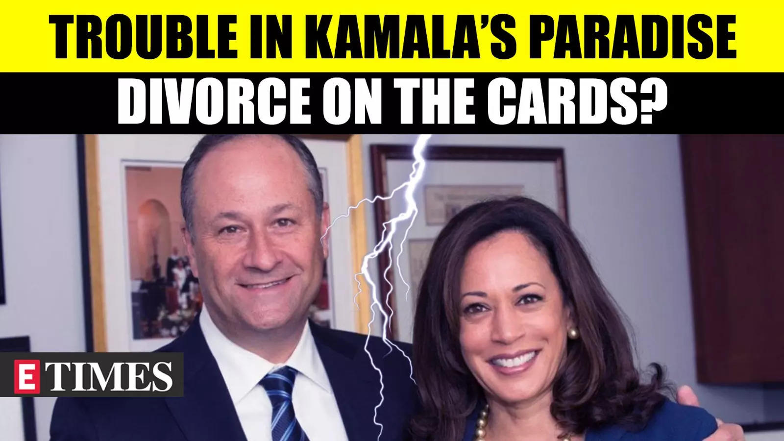 Kamala Harris May Be Getting A Divorce; Former VP Blaming Husband For