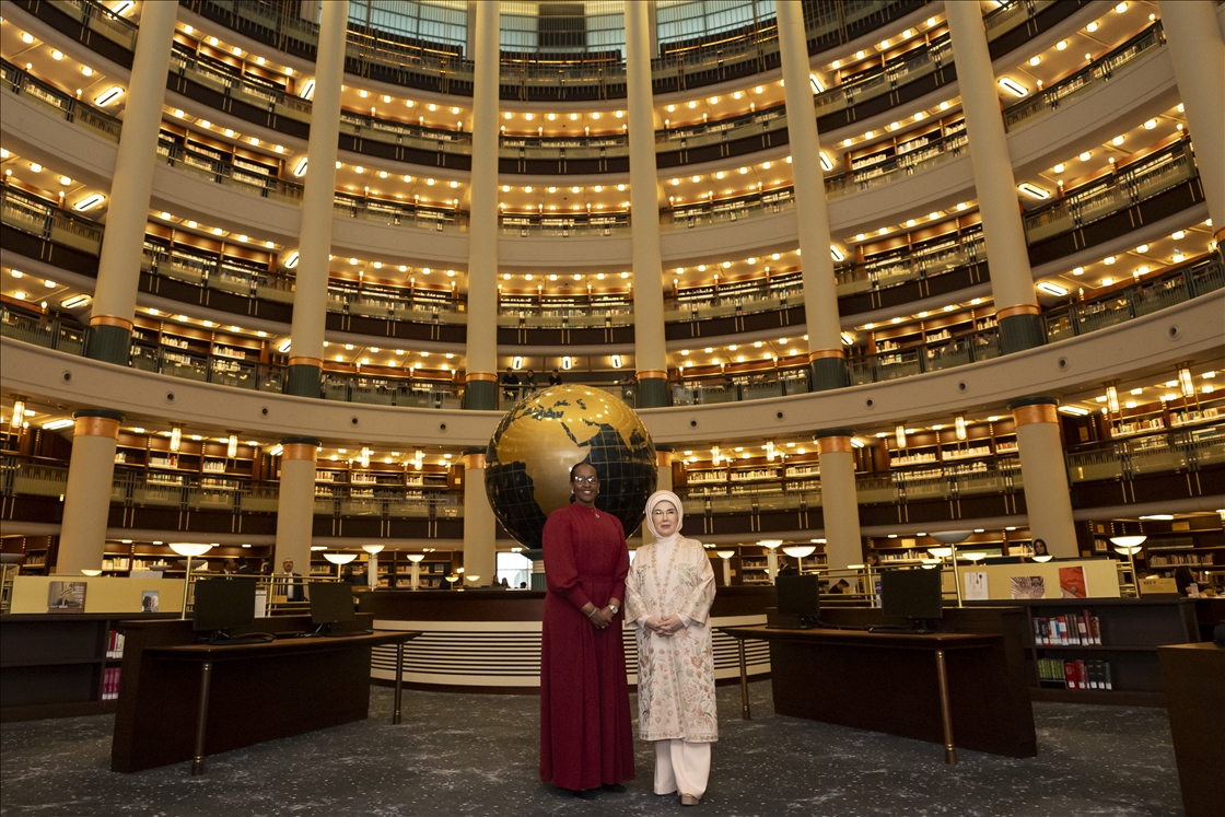 Emine Erdoğan, Ruanda Cumhurbaşkanının eşi Jeannette Kagame ile bir araya geldi