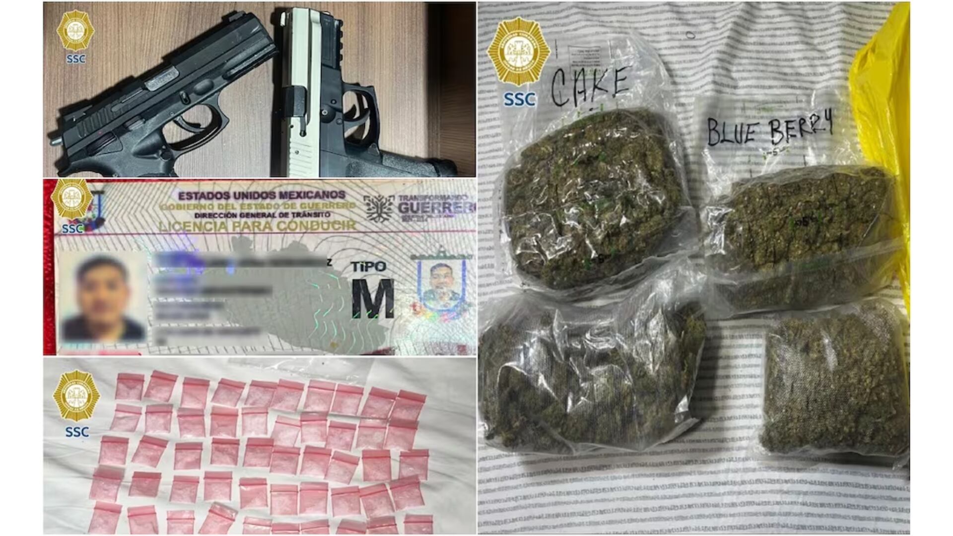 Decomisos en los cateos. Foto: Especial