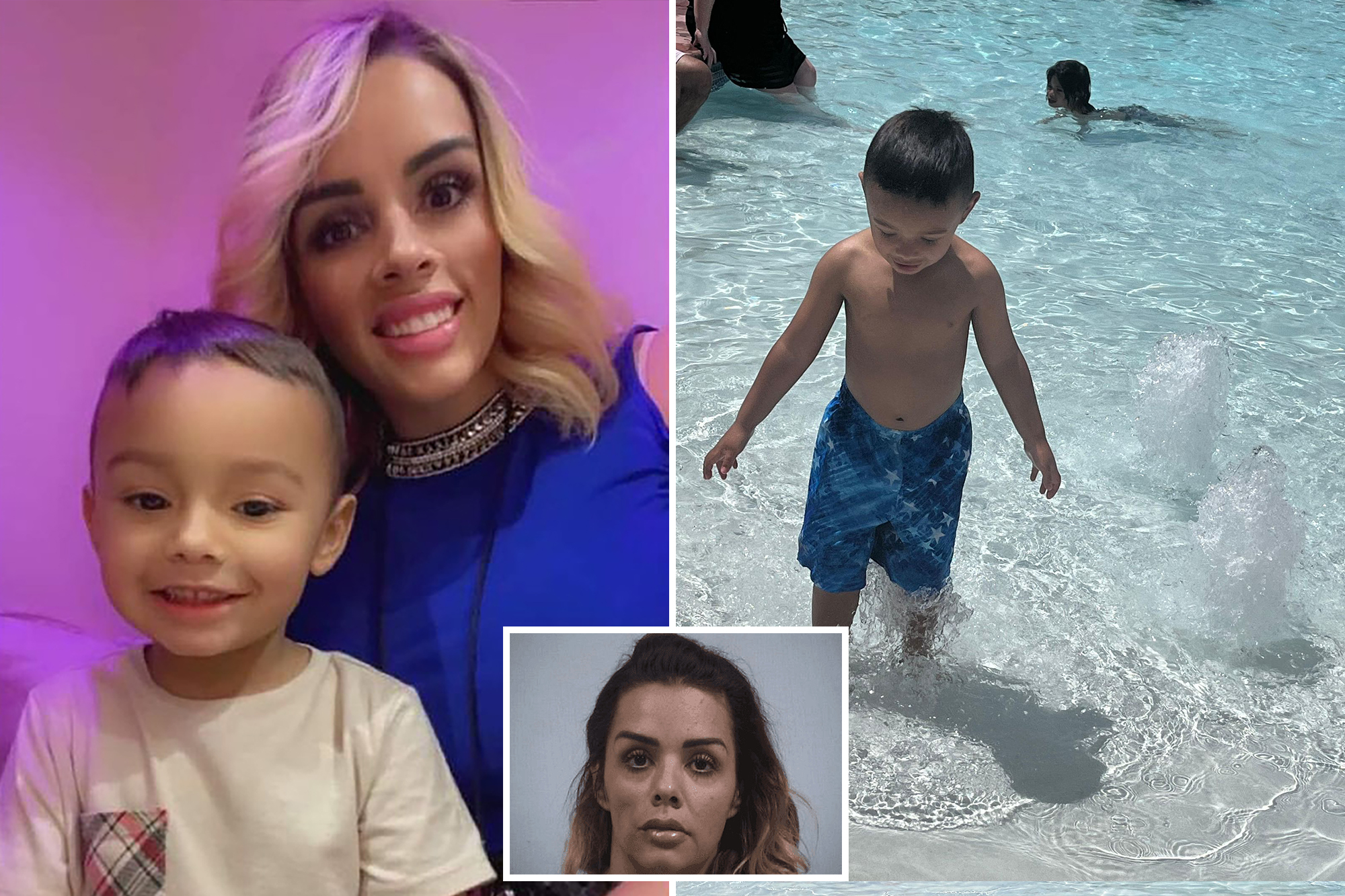 Mom accused of being glued to phone while 3yearold son drowned at