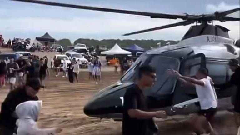 Cuál fue la versión del cantante Perro Primo tras aterrizar en un helicóptero en medio de