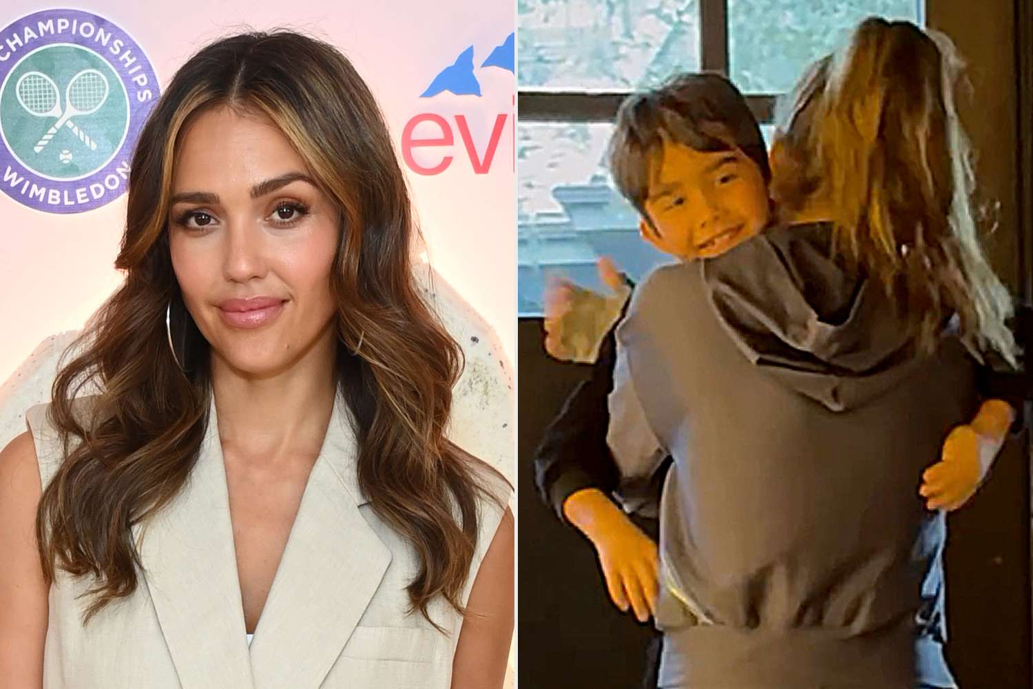 Jessica Alba Enjoys 'Morning Hugs' with Son Hayes, 7, in Sweet New(02)