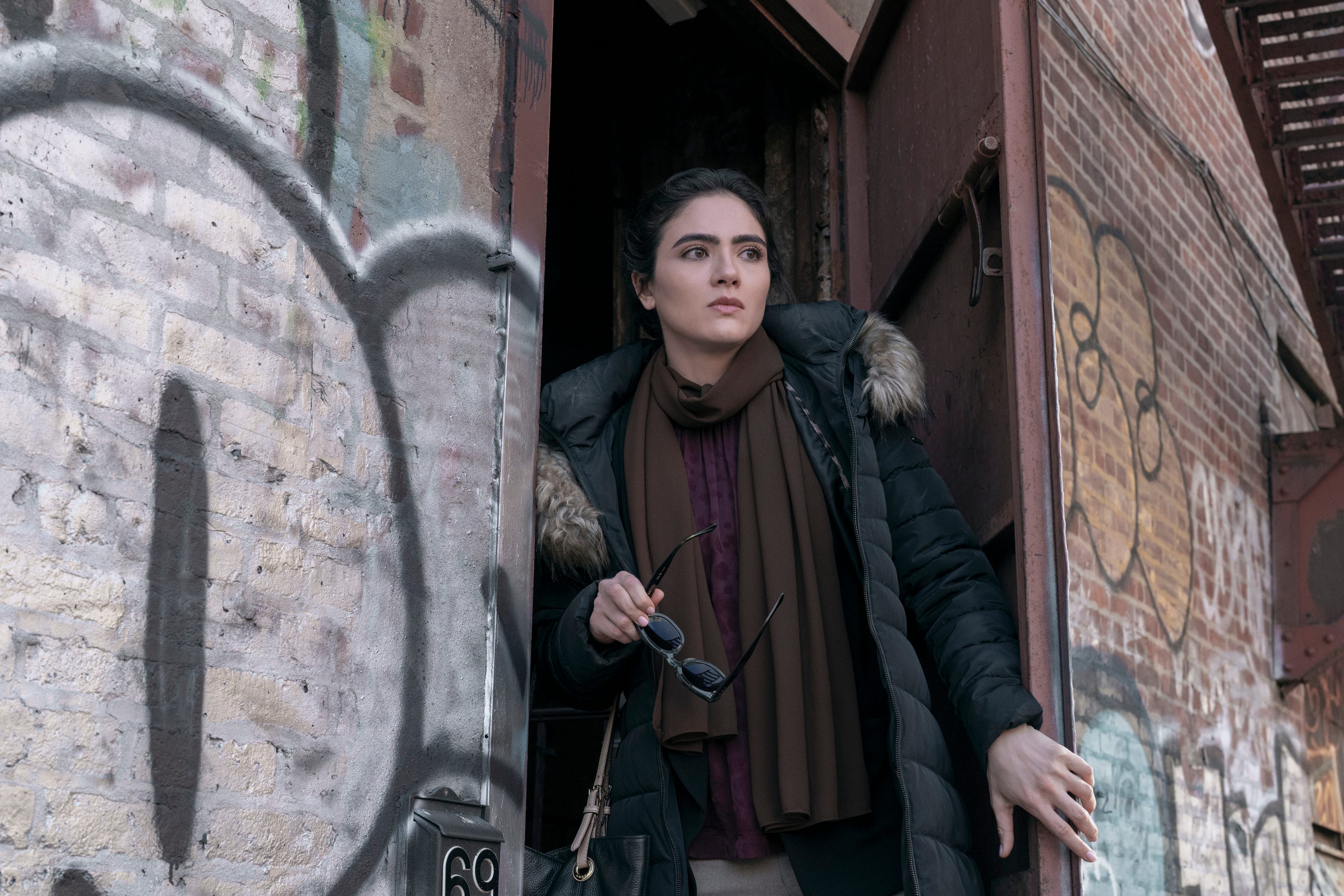 Arienne Mandi as Noor in season two, episode seven of "The Night Agent." Christopher Saunders/Netflix
