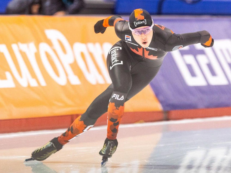 Calgary’s Brooklyn McDougall’s love of art and speedskating is on full