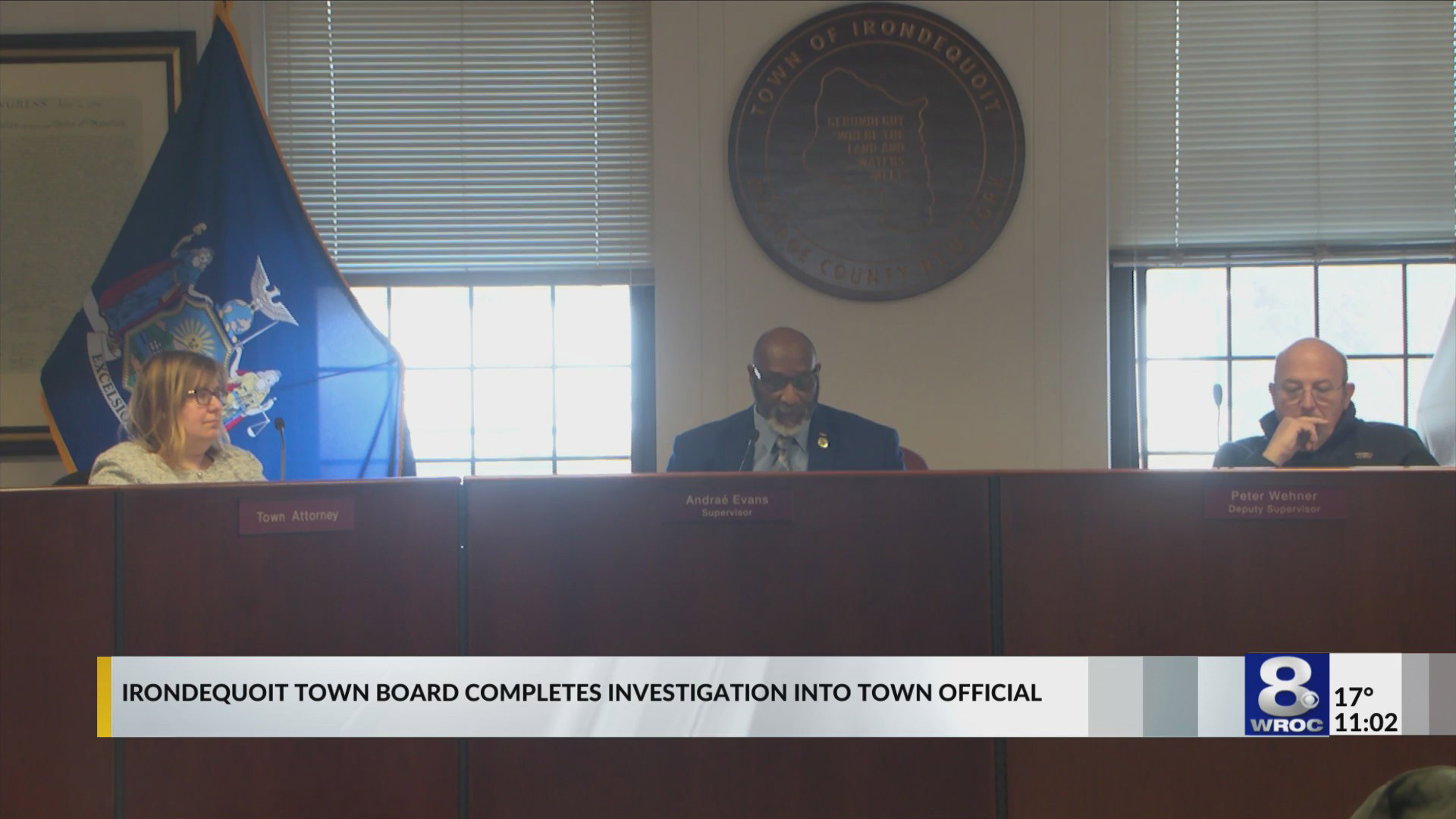 Irondequoit Town Board completes investigation into town official Irondequoit Town Board completes investigation into town official
