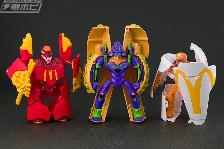 ビッグマックやポテトがエヴァに完全変形！話題の「マクドナルド