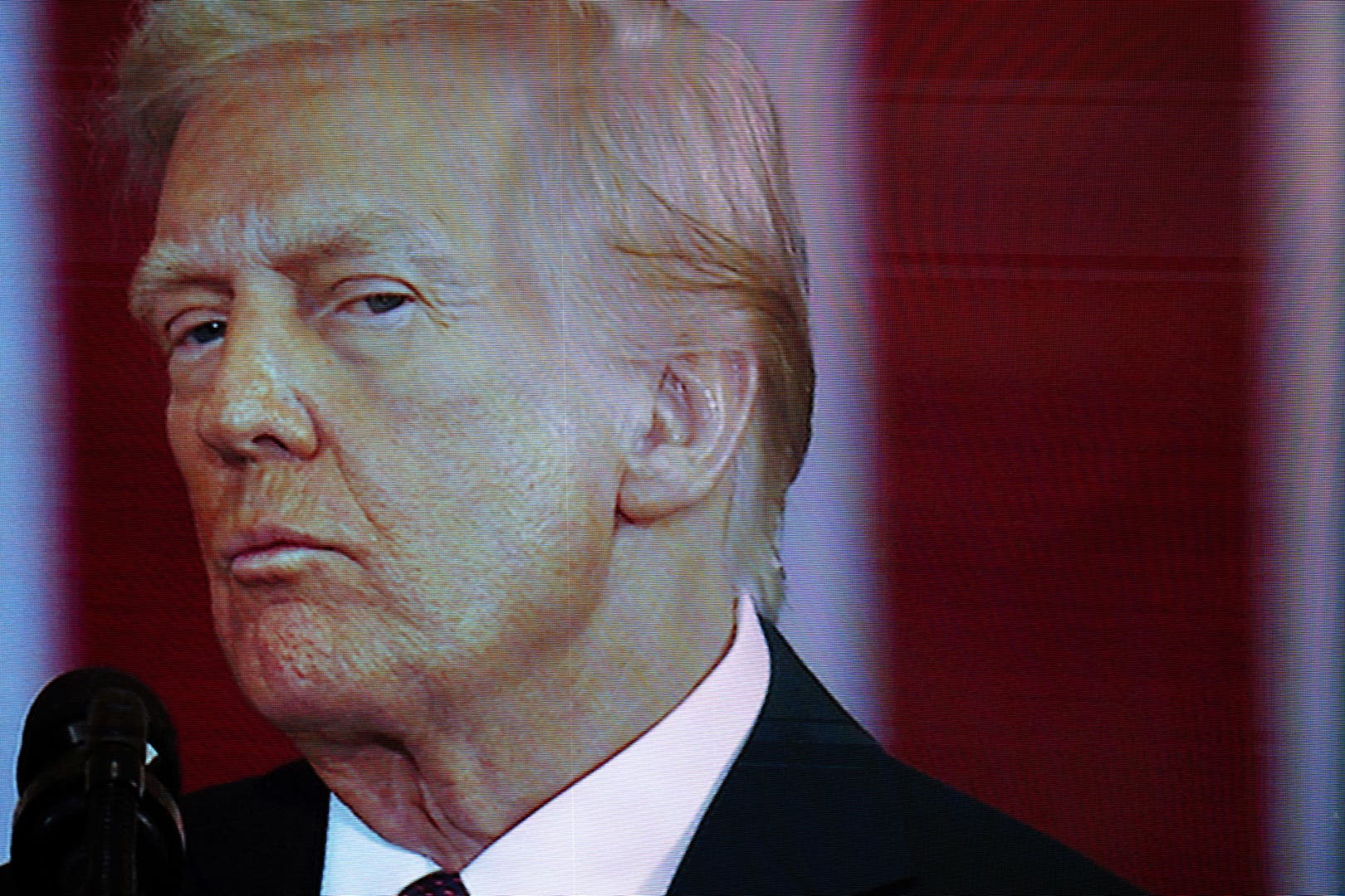 Ein belgischer TV-Sender strahlt Trumps Rede mit zwei Minuten ...