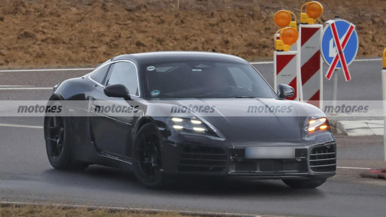 Fotos espía Porsche Cayman (eléctrico) 2026. Baldauf