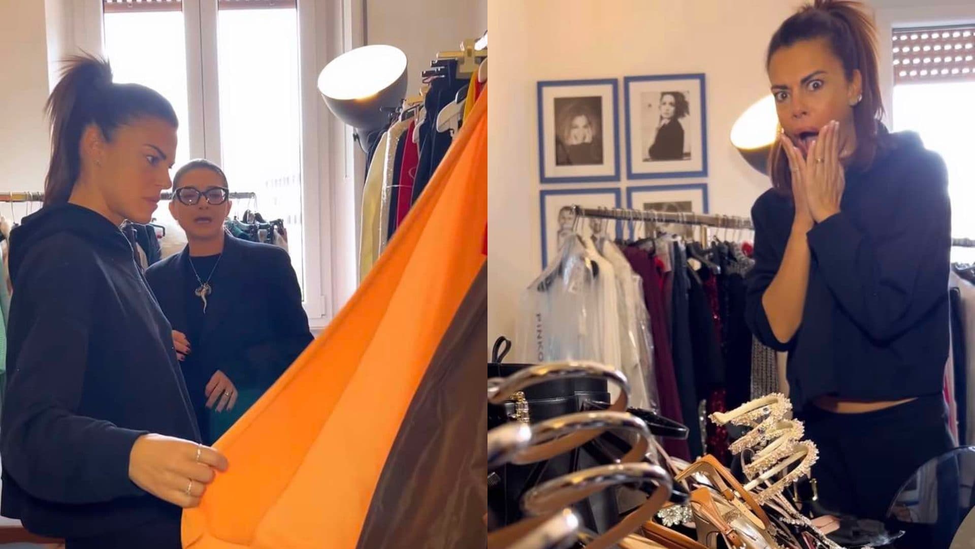 Bianca Guaccero si prepara a Sanremo 2025: il primo fitting tra decine di abiti e scarpe griffate