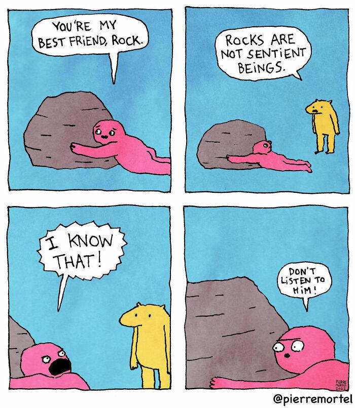 22 quirky comics that dabble in the ridiculousness of life by Pierre Mortel
