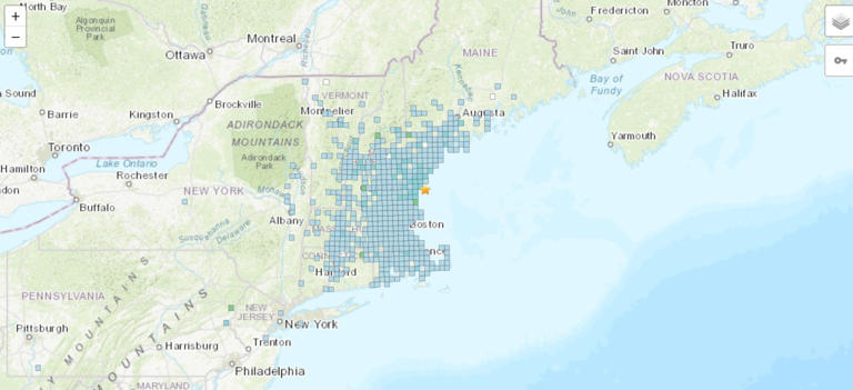 Earthquake near wells me