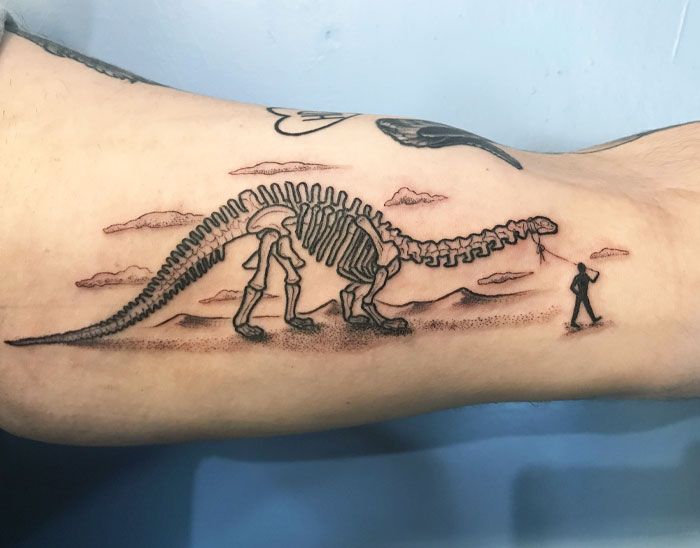 #46 Just A Man And His Dino