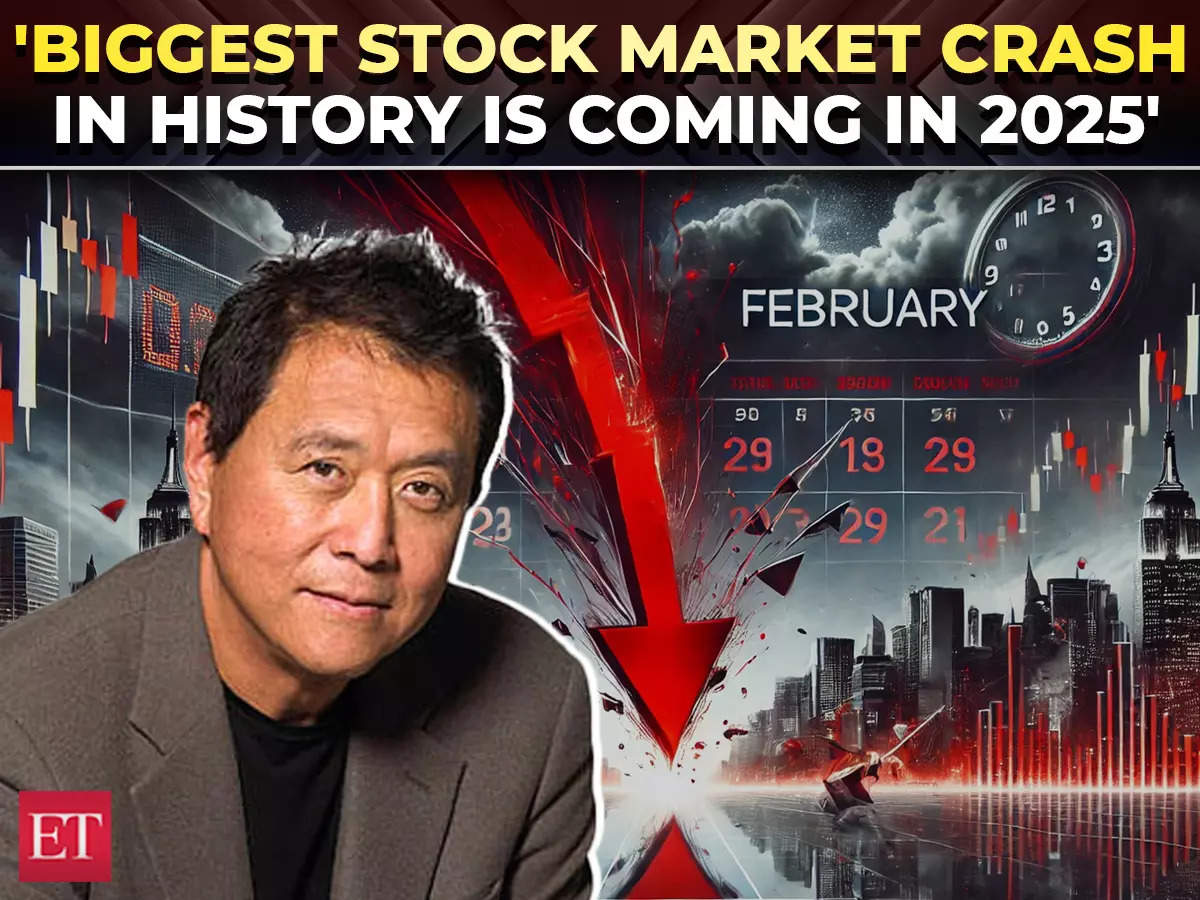 Biggest stock market crash coming in 2025, predicts 'Rich Dad Poor Dad