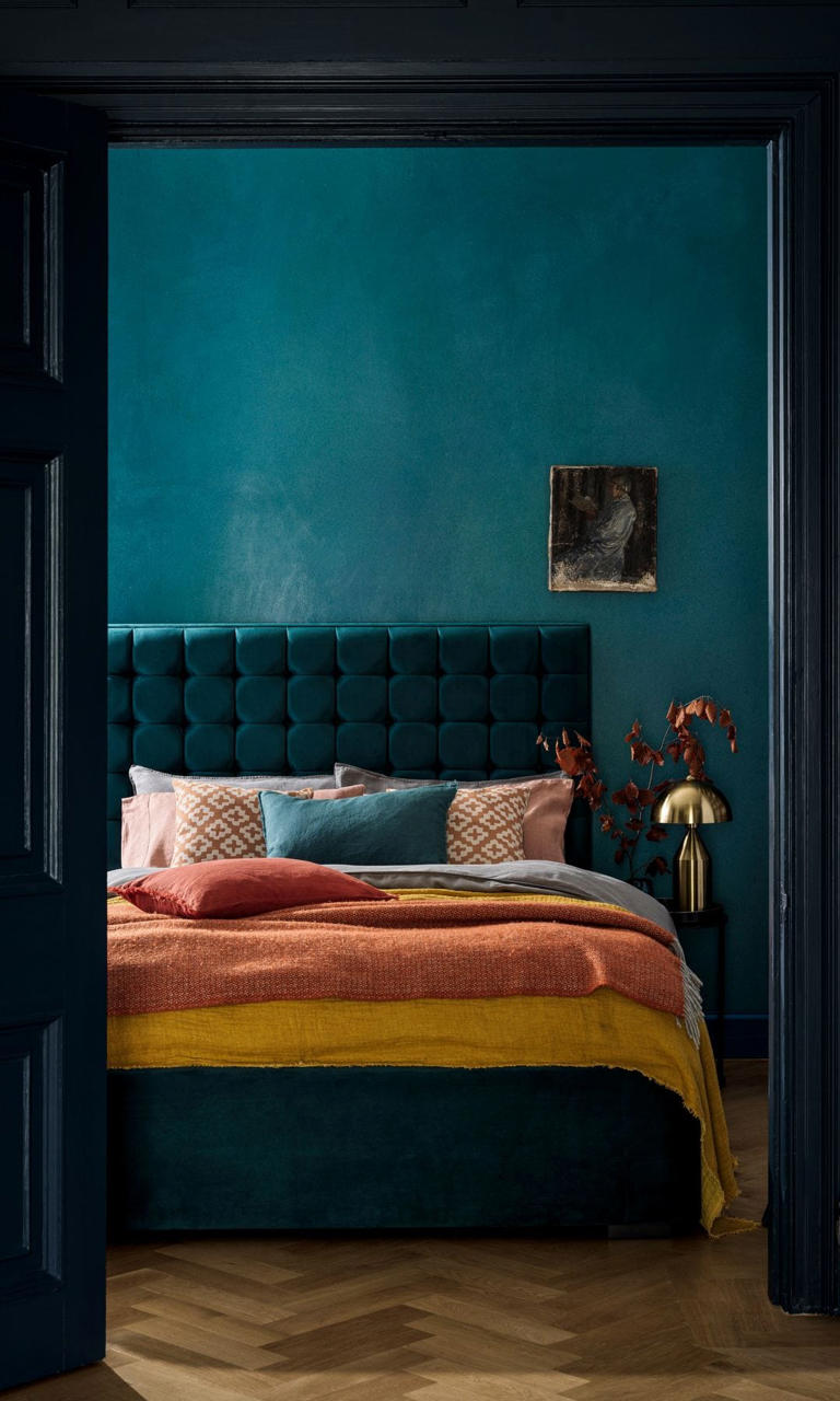 Ideas de colores de dormitorio que crearán un oasis relajante |  Architectural Digest, image size:768x1280