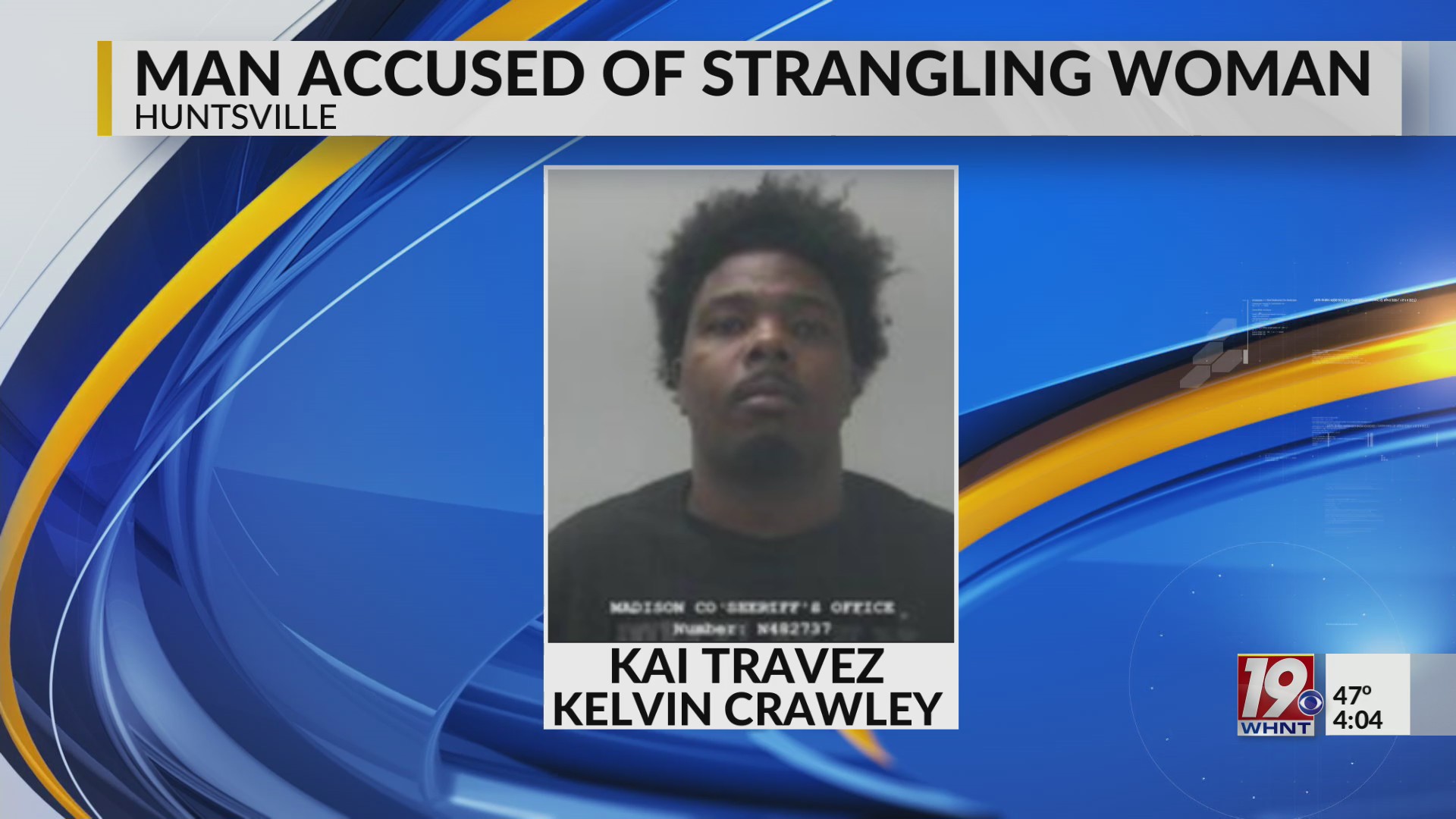 Huntsville Man Accused of Strangling Woman in Her Sleep Jan. 27, 2025