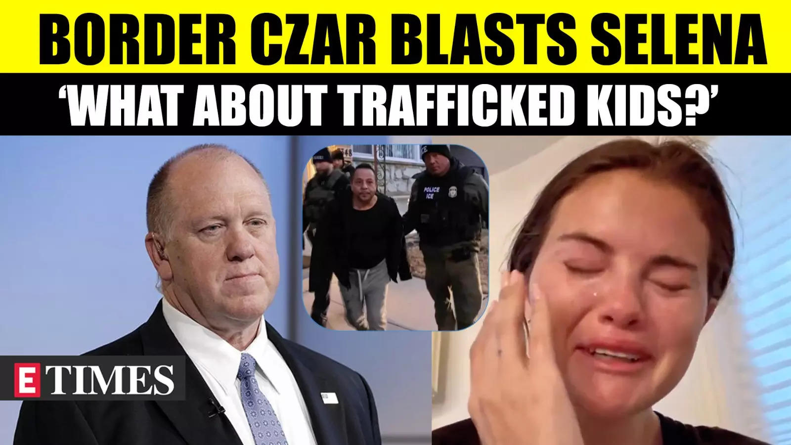 Trump’s Border Czar Tom Homan Calls Out Selena Gomez Singer Deletes