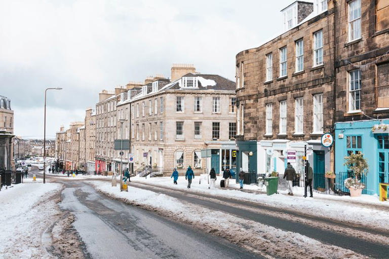 Edinburgh weather: Temperatures set to plummet to -7C during severe ...