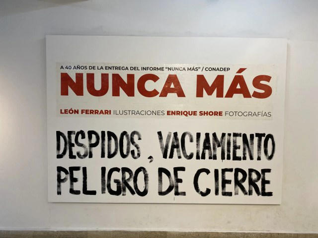 Sede da antiga Escola de Mecânica da Armada, local de torturas e desaparecimentos em Buenos Aires, tornado, nos anos 2000, centro cultural e de memória sobre a ditadura argentina