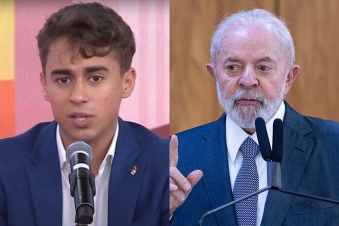 Nikolas Ferreira e Lula – Foto: Jovem Pan/YouTube