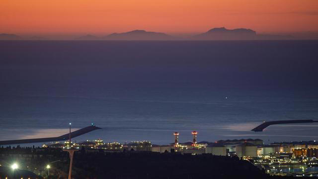 Vista de Mallorca desde el Observatori Fabra el amanecer del 8 de enero del 2025