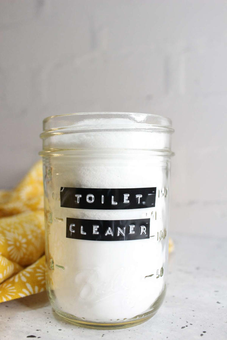 Easy DIY Toilet Bowl Cleaner Powder