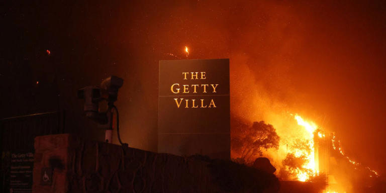 Getty Villa Museum in Los Angeles Impacted by Wildfires