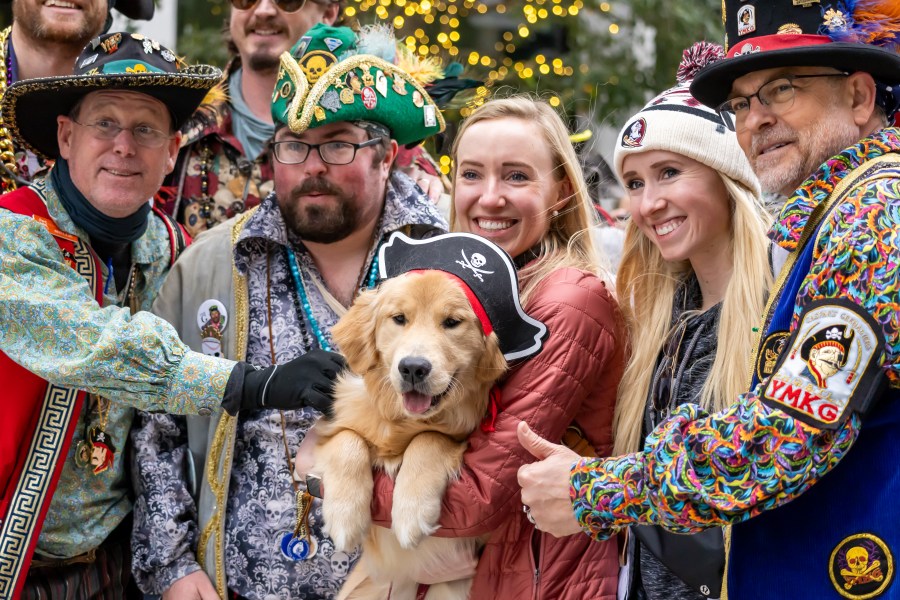 Pirate Pup Parade returns to Water Street Tampa for Gasparilla