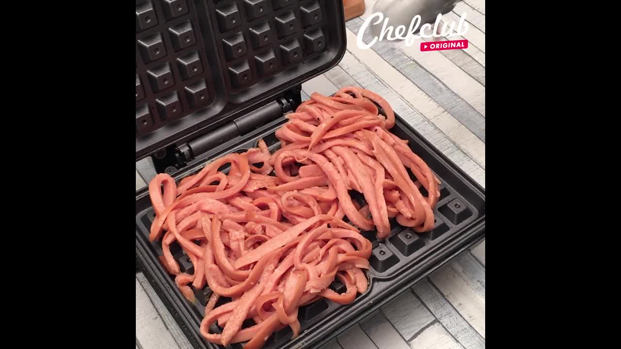 Würstchen-Waffeln
