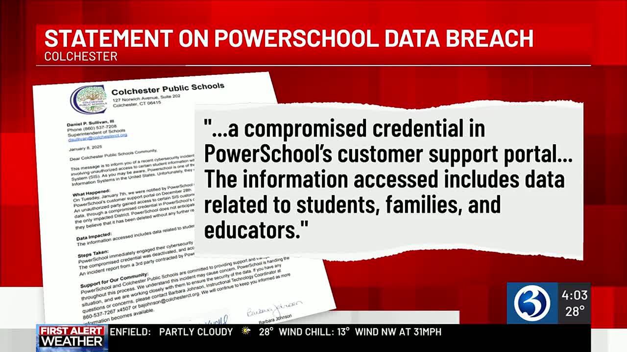 School districts impacted by PowerSchool data breach