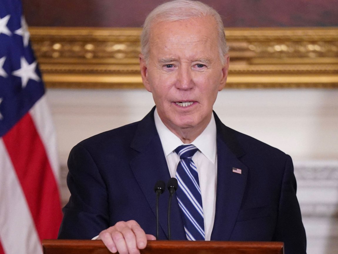 Joe Biden: Hautkrebs-OP an der Stirn