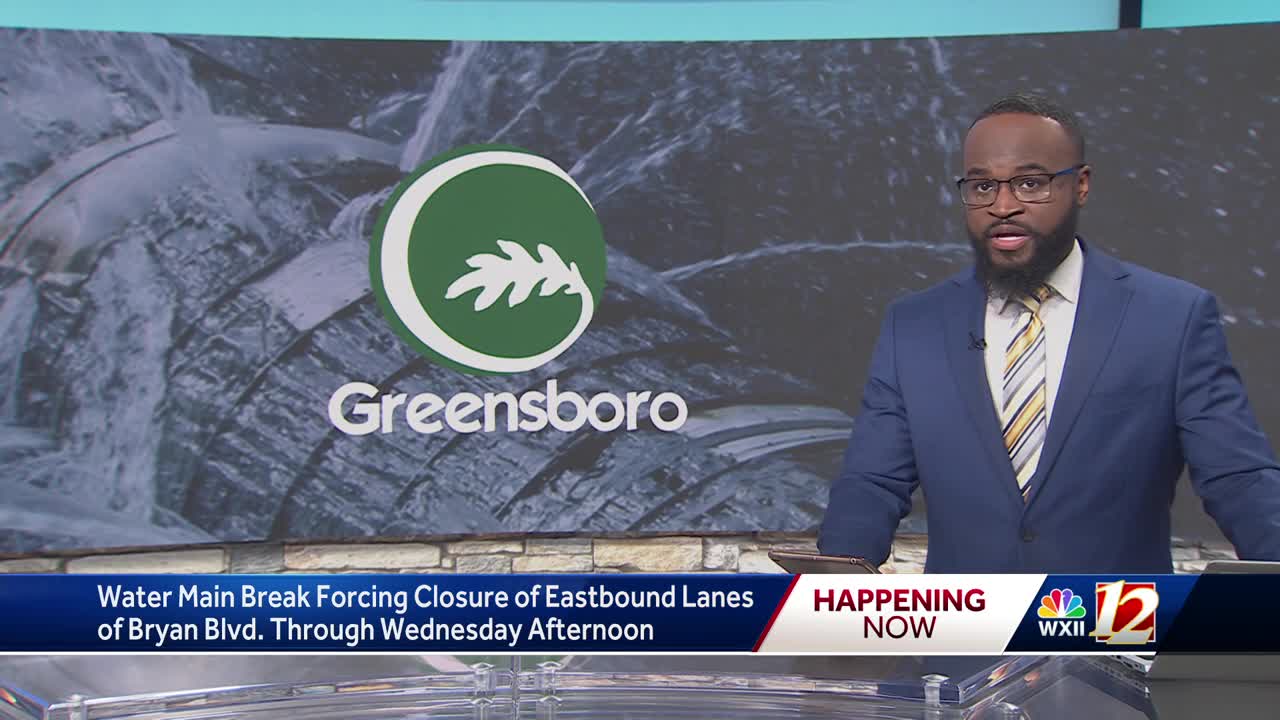 Portion of Joseph M. Bryan Boulevard in Greensboro closed due to water