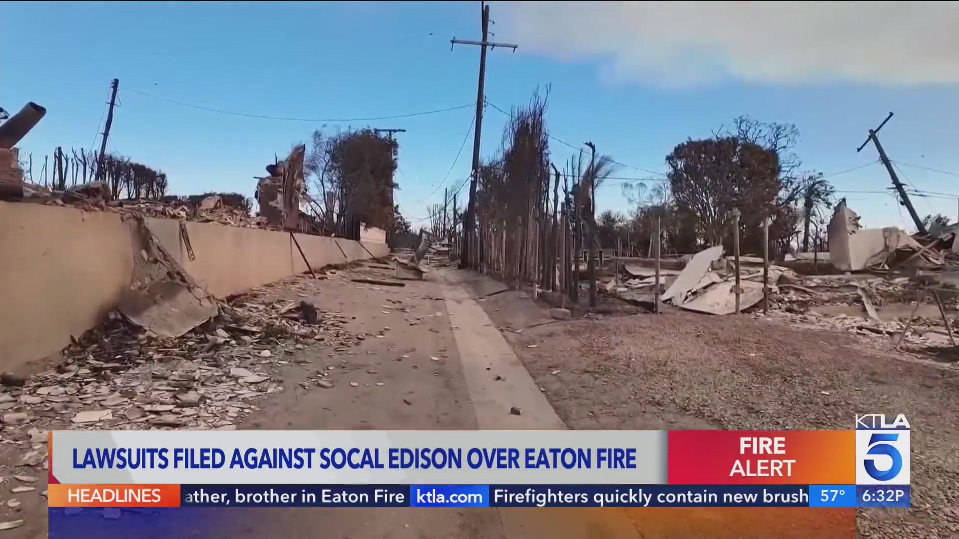 Lawsuits filed against SoCal Edison over Eaton Fire