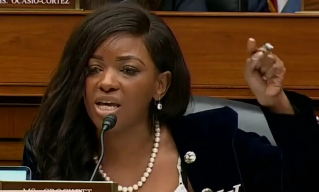 Nancy Mace asks Jasmine Crockett if she wants to 'take it outside' during  heated trans debate