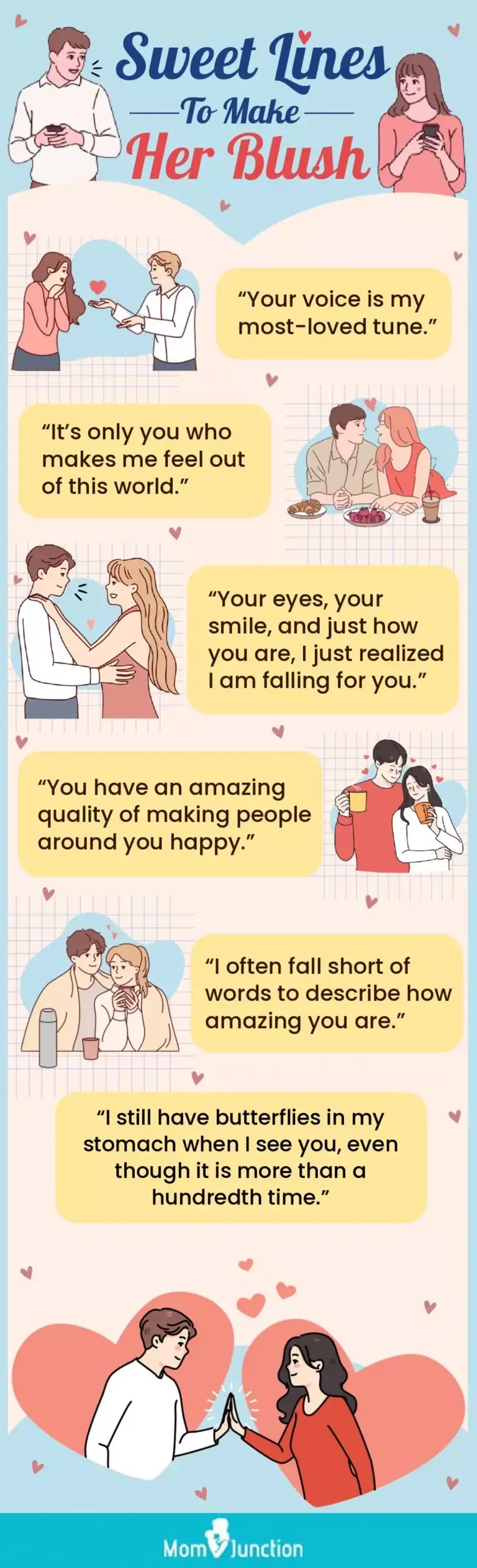 flirty quotes to make her blush over text