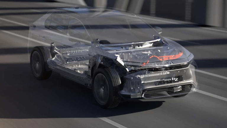 Toyota bZ4X Cutaway