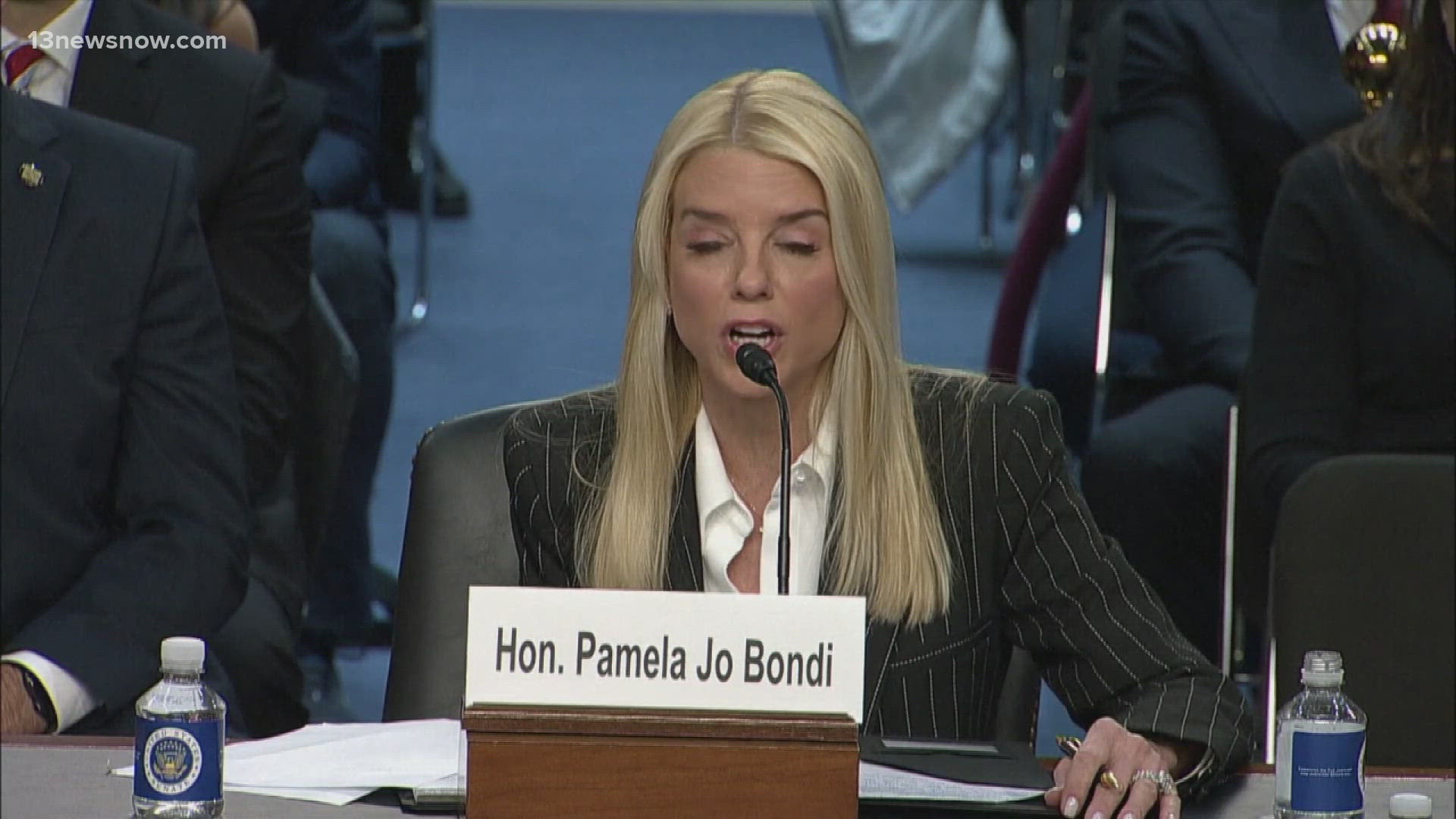 Pam Bondi questioned on loyalty to Trump and controversial 2020